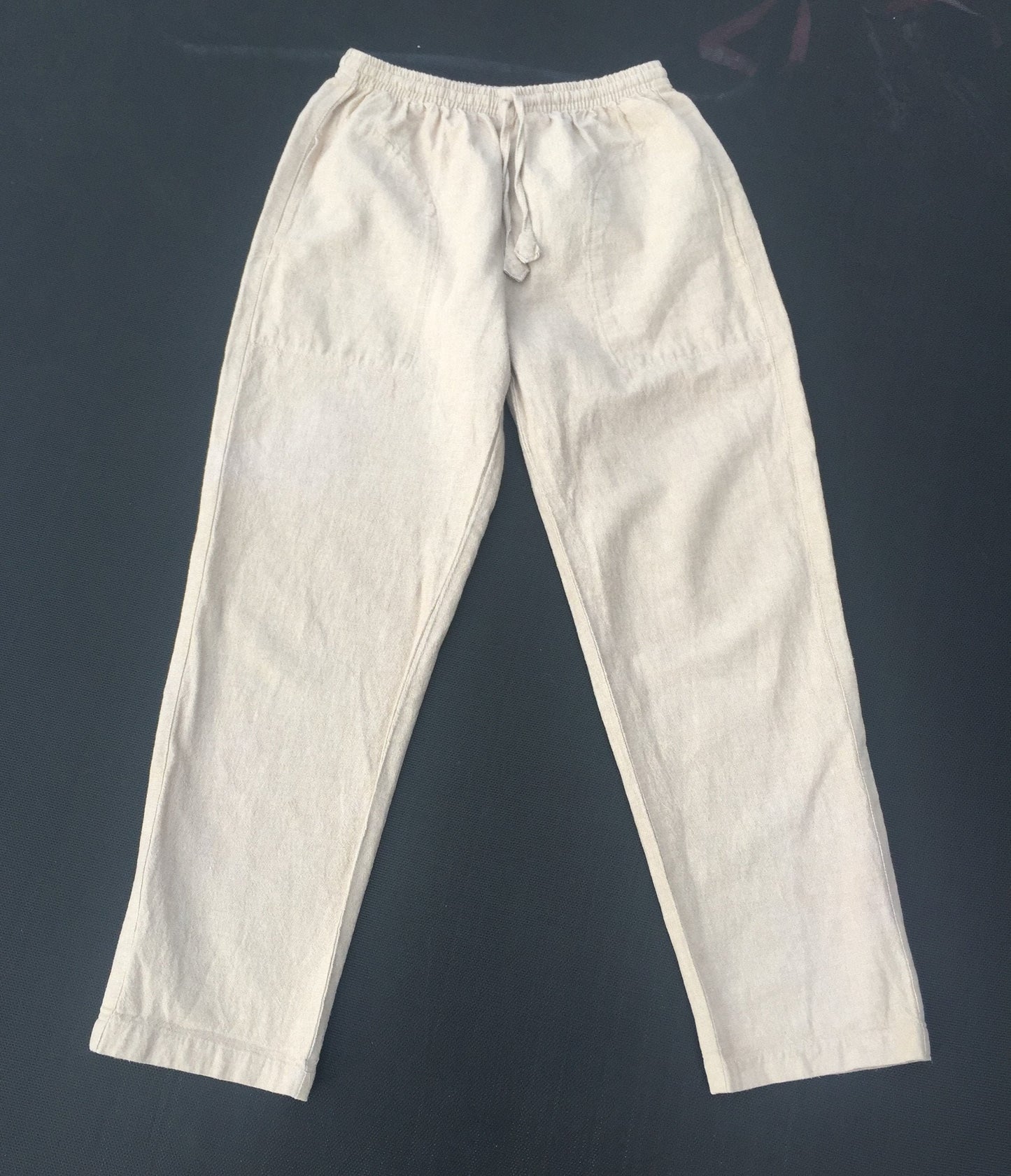 Men's Hemp Beach Pants, Two Pockets, 100% Hemp