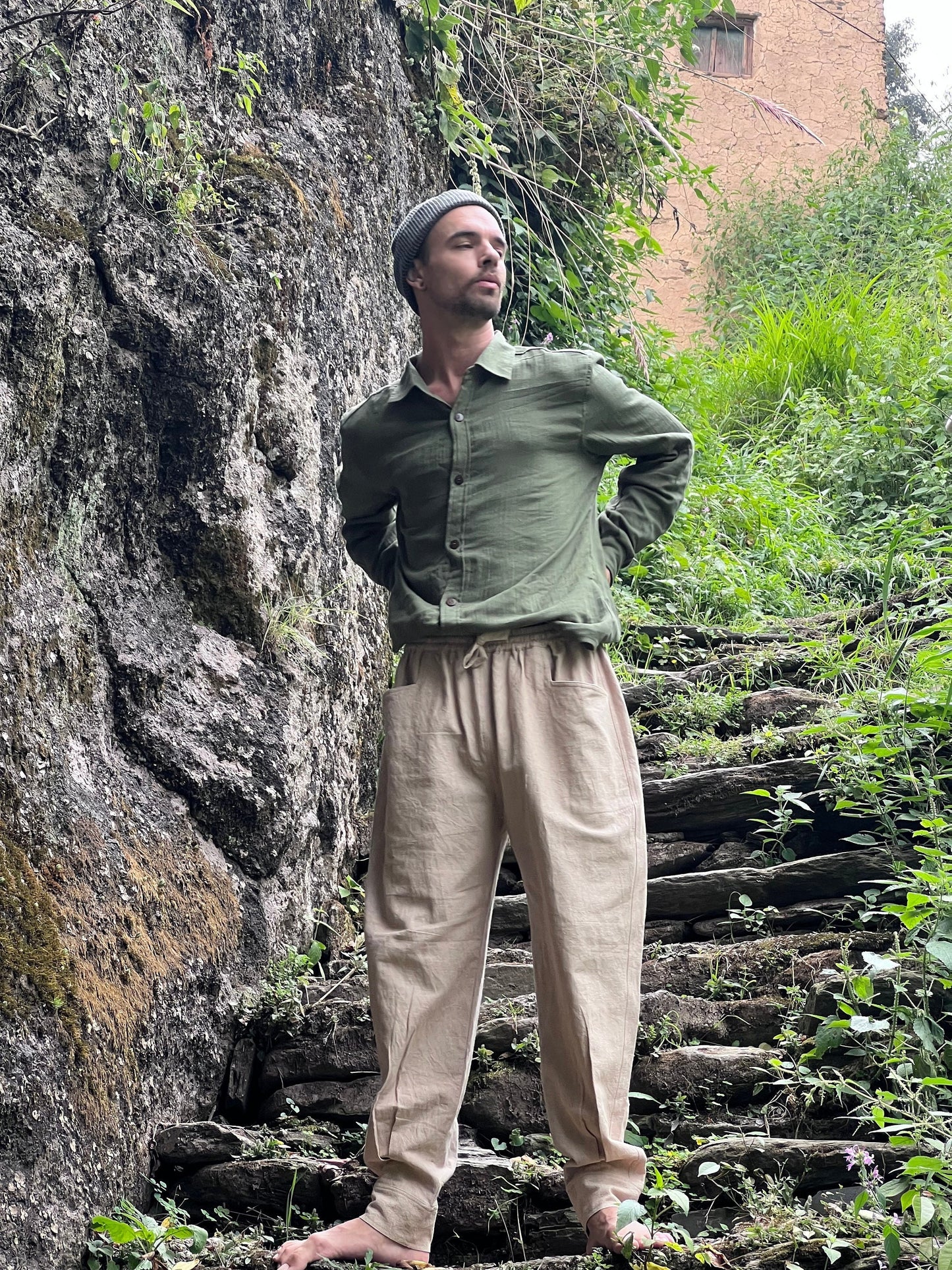 Unisex Hemp Chino Pants, 100% Hemp