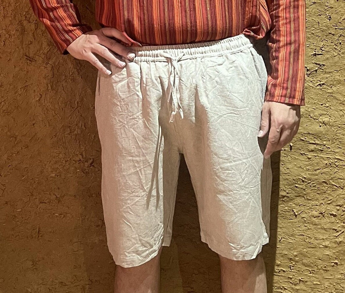Unisex Hemp Knee Length Shorts