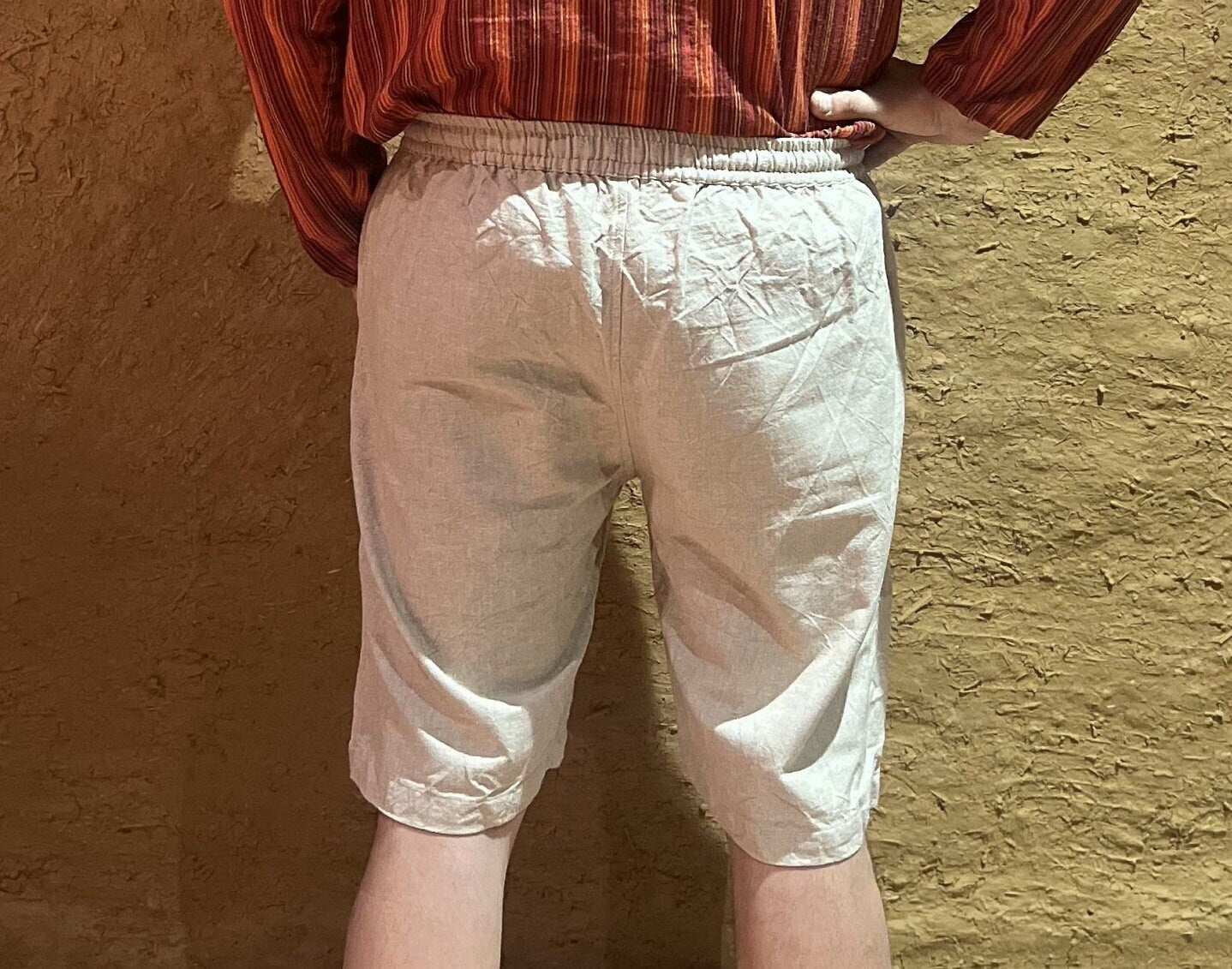 Unisex Hemp Knee Length Shorts