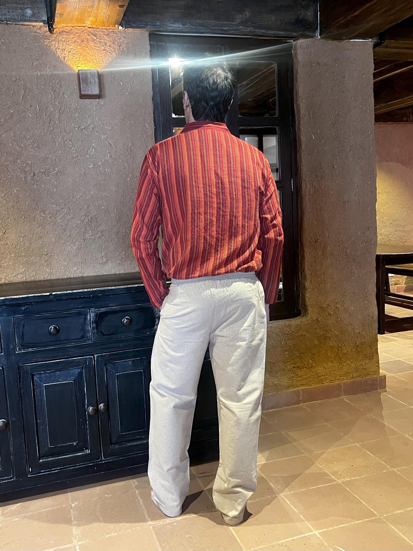 Men's Hemp Beach Pants, Two Pockets, 100% Hemp