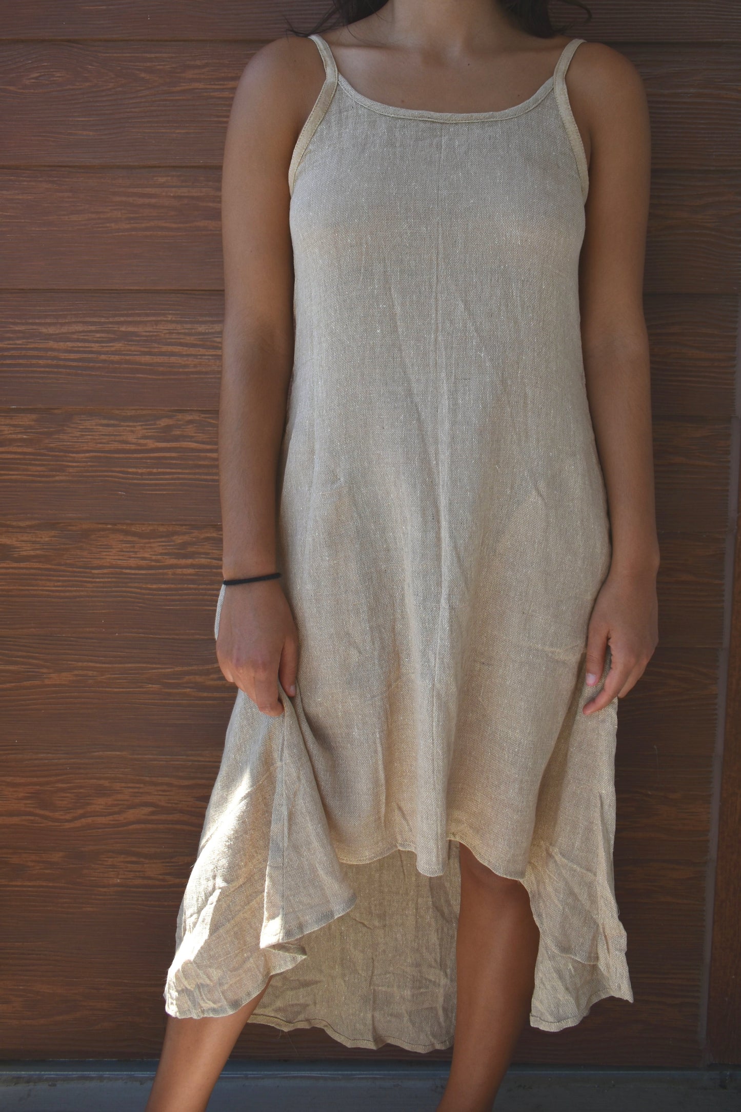 Women's Hemp Asymmetrical Dress