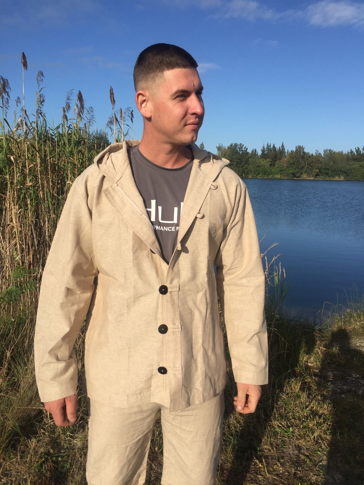 Men's Hemp Hoodie Jacket