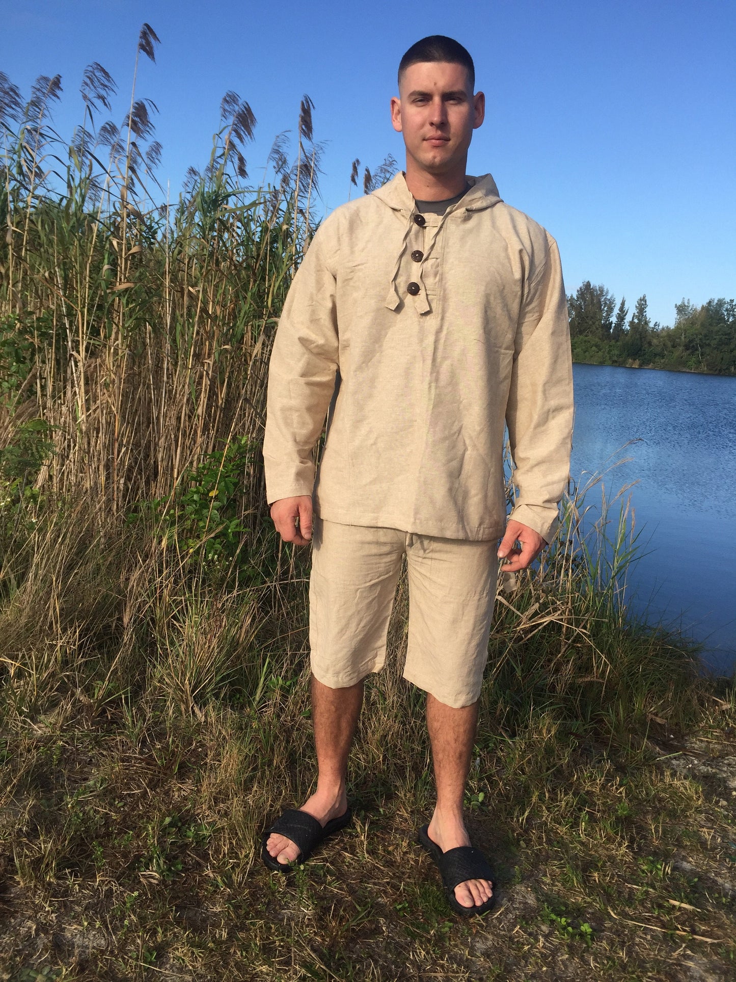 Men's Hemp Pullover Hoodie