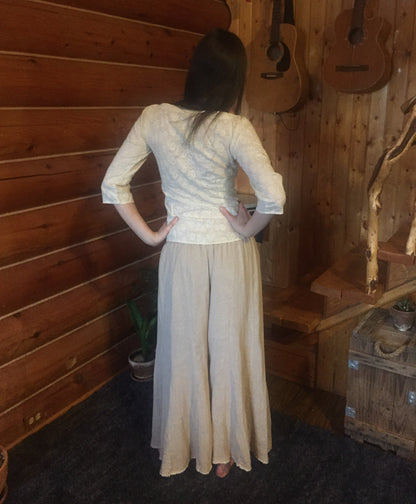 Unisex Hemp Palazzo Pants