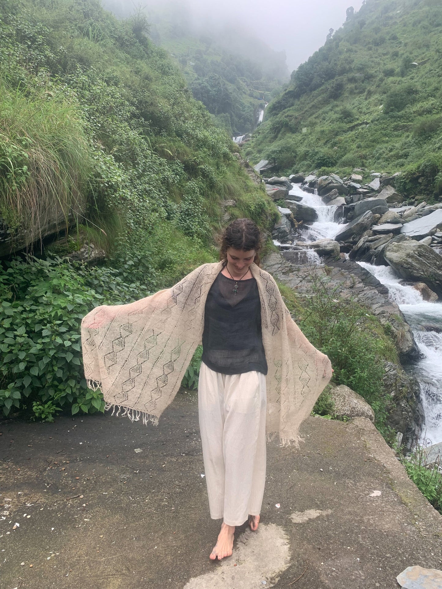 Unisex Nettle Shawl