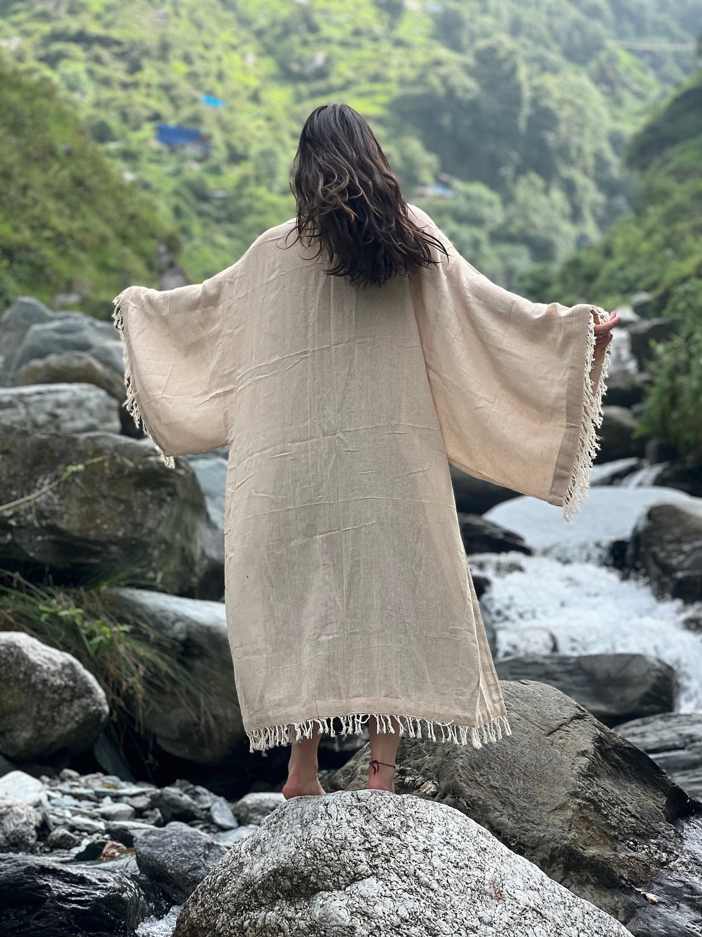 Unisex Hemp Cotton Kimono