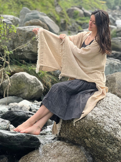 Unisex Hemp Cotton Kimono