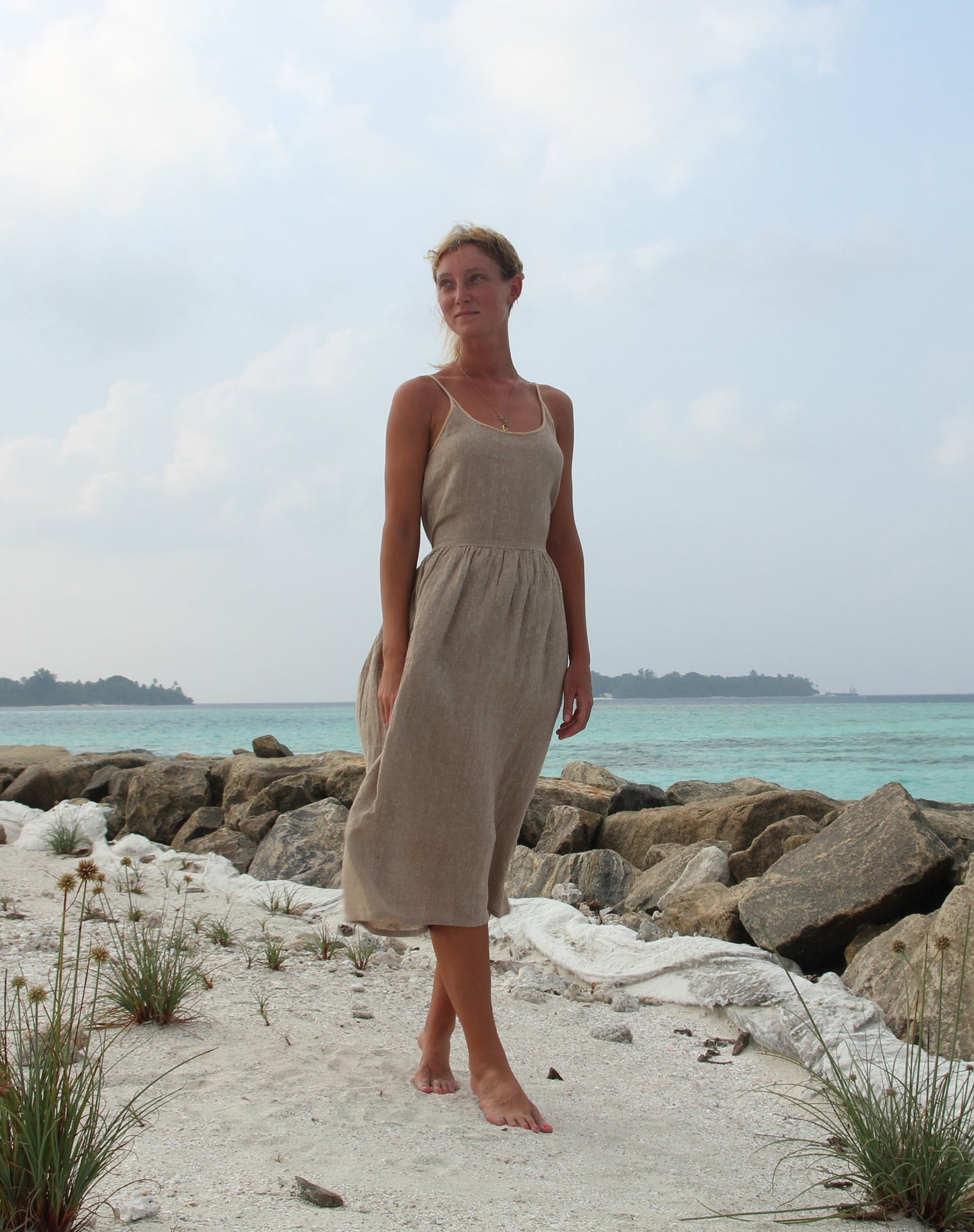 Women's Hemp Maxi Dress