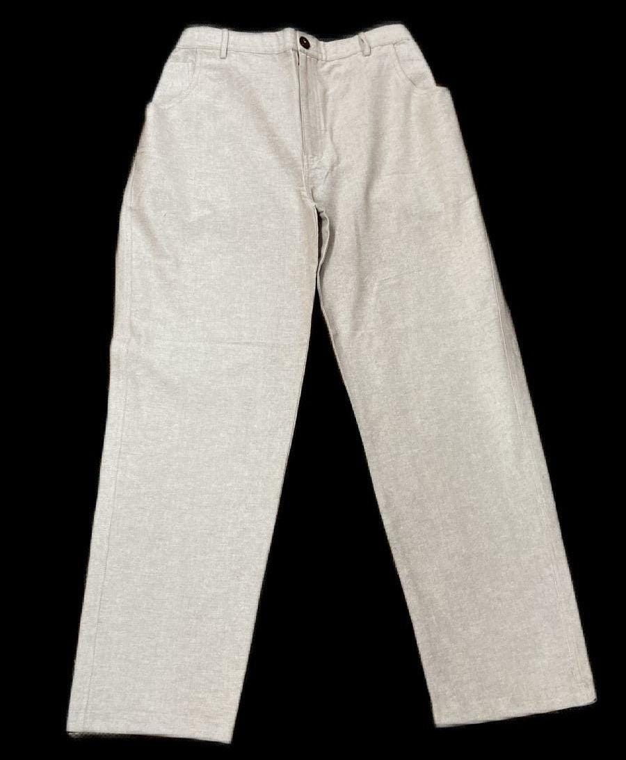 Men's Hemp Pants with Zipper