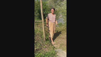 Women's Hemp Cotton Dhoti Pants